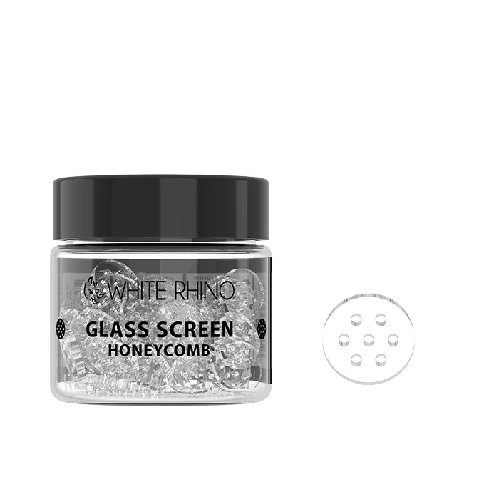 White Rhino Glass Screens 100ct, unik distribution, thc